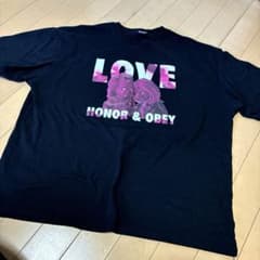 LOVE HONOR & OBEY Tシャツ M 黒のサムネイル