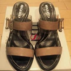（送料込）manuのミュールのサムネイル