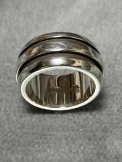 Tiffany&co. ティファニーグルーブド ダブルライン10号シルバーリング