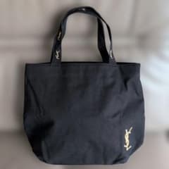 YSL イブサンローラン ロゴ刺繍 トートバッグ ノベルティ A4収納可