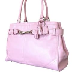 美品】COACHコーチ トートバッグ 金具 ジャッキー ピンク 肩掛け Y2K