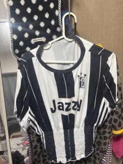 ストライプ柄 半袖Tシャツ Jazzyロゴのサムネイル