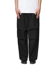 JIL SANDER 44 パンツスラックス JILSANDER ALEMアレム スラックスパンツ 44 ブラック トラウザー