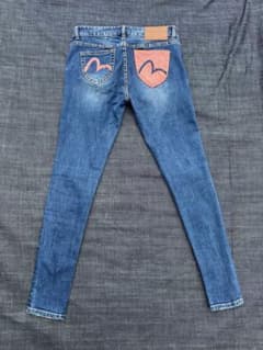 EVISU Denim Super Skinny Jeans 27韓国ライセンスのサムネイル