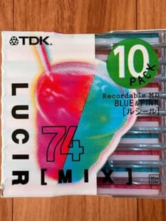 TDK 74分ミニディスク MD 10枚パックのサムネイル
