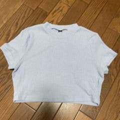 SHEIN リブニット ライトブルー 水色 短めのサムネイル