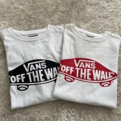 vansTシャツ（黒）と（赤）のサムネイル