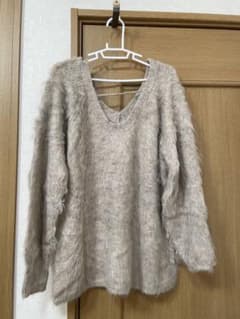 Kastane カスタネ シャギーVネックニットのサムネイル
