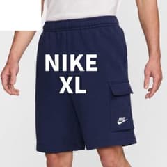 NIKE スウェット ハーフパンツ ネイビー XL カーゴショーツ ナイキ