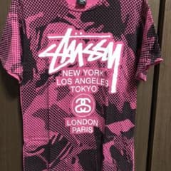 STUSSY（ステューシー）迷彩ピンクTシャツのサムネイル