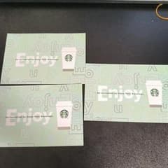 スターバックス ドリンクチケット 3枚セット スタバ Starbucksのサムネイル