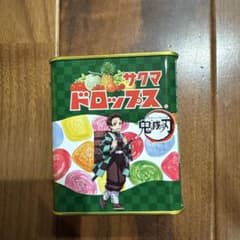 鬼滅の刃 サクマドロップス 缶　（空）のサムネイル