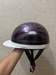 半キャップ ヘルメット大和魂 旭日旗風 | Einkaufen bei Mercari in