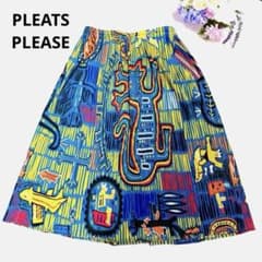希少☆美品☆プリーツプリーズ イッセイミヤケ スカート サイズ4 