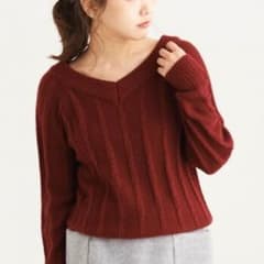 みかん様専用美品 マジェスティックVニット】ダズリン.イング.ヘザー.のサムネイル