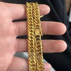 美品】喜平ネックレス 6面ダブル 18KGP 約55cm約8mm 72g - メルカリ