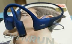 美品】SHOKZ OPENRUN 骨伝導イヤホン S803 ブルー - メルカリ