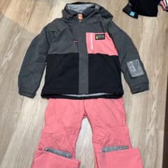 RÉSÉEDA スキーウェアセット140 ピンク くつ下、ゴーグル、手袋セット