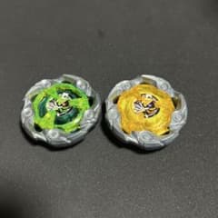 【バトル未使用】ウィザードロッド(緑)　（黄）ブレードのみ　ベイブレードX バトル未使用】ウィザードロッド(緑) （黄）ブレードのみ ベイブレード