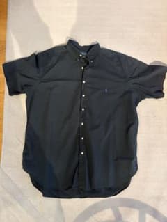 ラルフローレン 黒に近い紺　クラシックフィット 半袖シャツ 2XLT TALLのサムネイル
