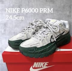 【美品・箱付】NIKE P6000 PRM 24.5cm スニーカー グリーン