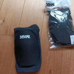 SASAKI 新体操用 ニーサポーター 910 ブラック　2個セットのサムネイル