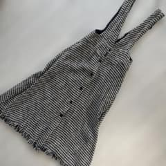 【ZARA】ツイードワンピース 千鳥柄のサムネイル