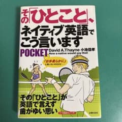 そのひとこと、ネイティブ英語でこう言います POCKETのサムネイル