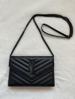 SAINT LAURENT チェーン ウォレット ショルダーバッグ - メルカリ
