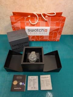 新品・紙袋付 Omega x Swatch Mission to Mercuryのサムネイル
