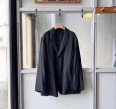 新品 26SS サイズ2 COMOLI シルクコットンジャケット ブラック - メルカリ