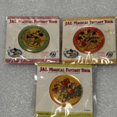 JAL Magical Fantasy Tour ピンバッジ 3種セット - メルカリ