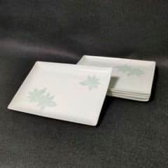 角小皿 5枚セット 枯山水に青もみじ柄 陶磁器 - メルカリ