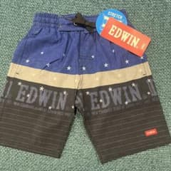 EDWIN 水着 新品タグ付き120 ・130ネイビー 星柄 2点セットのサムネイル