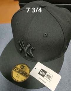 (未使用)NEW ERA 59FIFTY 7 3/4  61.5ｃｍ  ブラックのサムネイル