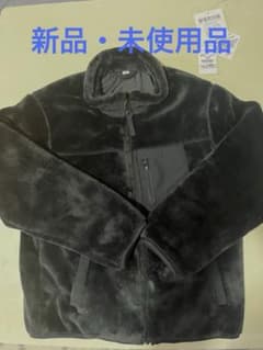 フリース　裏地付き　黒ジャケット 130サイズのサムネイル
