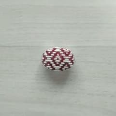 帯留め（シルバー）　こぎん刺しのサムネイル