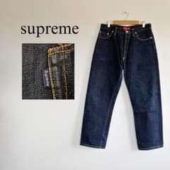 90s old supreme デニム USA製 ボタンフライデニム 32×30 - メルカリ