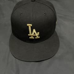 NEW ERA LA Dodgers キャップ ブラック ゴールドのサムネイル