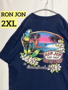 ロンジョン/ポケット付き半袖Tシャツ/00s/バックプリント/SIZE 2XLのサムネイル