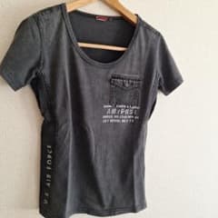 AVIREX ミリタリー 半袖Tシャツ ブラック Mのサムネイル