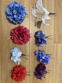 蜷川実花風　花髪飾りのサムネイル