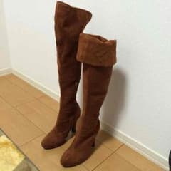Zipper ニーハイブーツのサムネイル