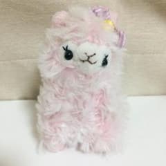 桃色アルパカ ふわふわぬいぐるみのサムネイル