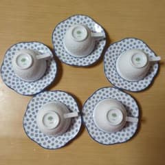 エスプレッソカップ&ソーサー5客　★最終！大幅値下げ★のサムネイル