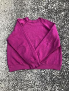 80’s USA製 TULTEX 無地スウェット パープルピンクのサムネイル