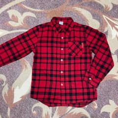 チェックシャツ 150cmのサムネイル