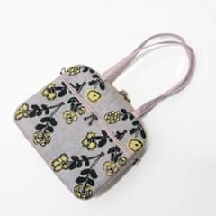 ミナペルホネン＊スクエアボストンバッグ＊twins ピンク＊ハンドメイド ミナペルホネン＊スクエアボストンバッグ＊twins ピンク＊ハンドメイド