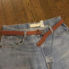 LAIGLON メッシュベルトL'AIGLONレグロン オレンジ 90 編み込み - メルカリ