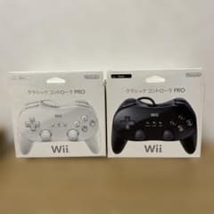 Wii クラシックコントローラPRO SHIRO、KURO セットのサムネイル